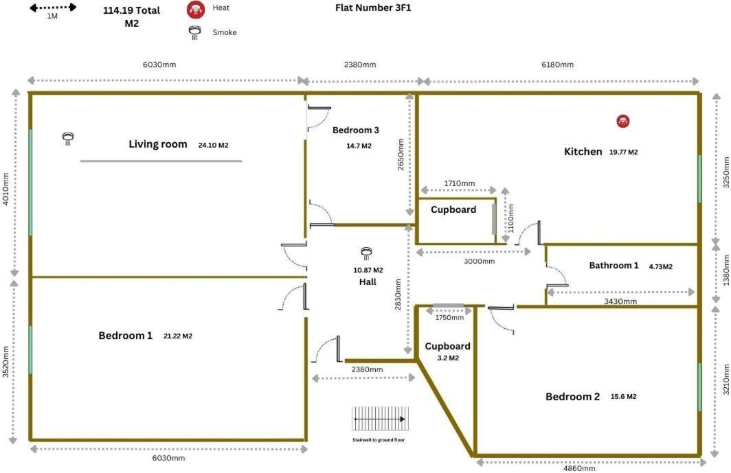 3 Bed Overlooking Meadows Park Эдинбург Экстерьер фото